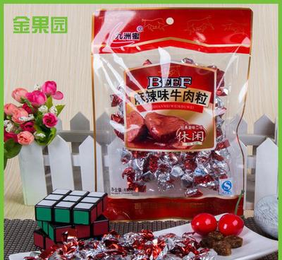 九州蜜 休闲食品麻辣味82克牛肉粒 多种口味休闲小吃